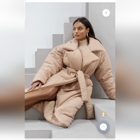 puffer trench coat